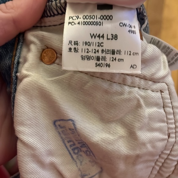 LEVI’S • premium the original 501 “93 stretch straight jean” • size 44 X 38” - Picture 14 of 17